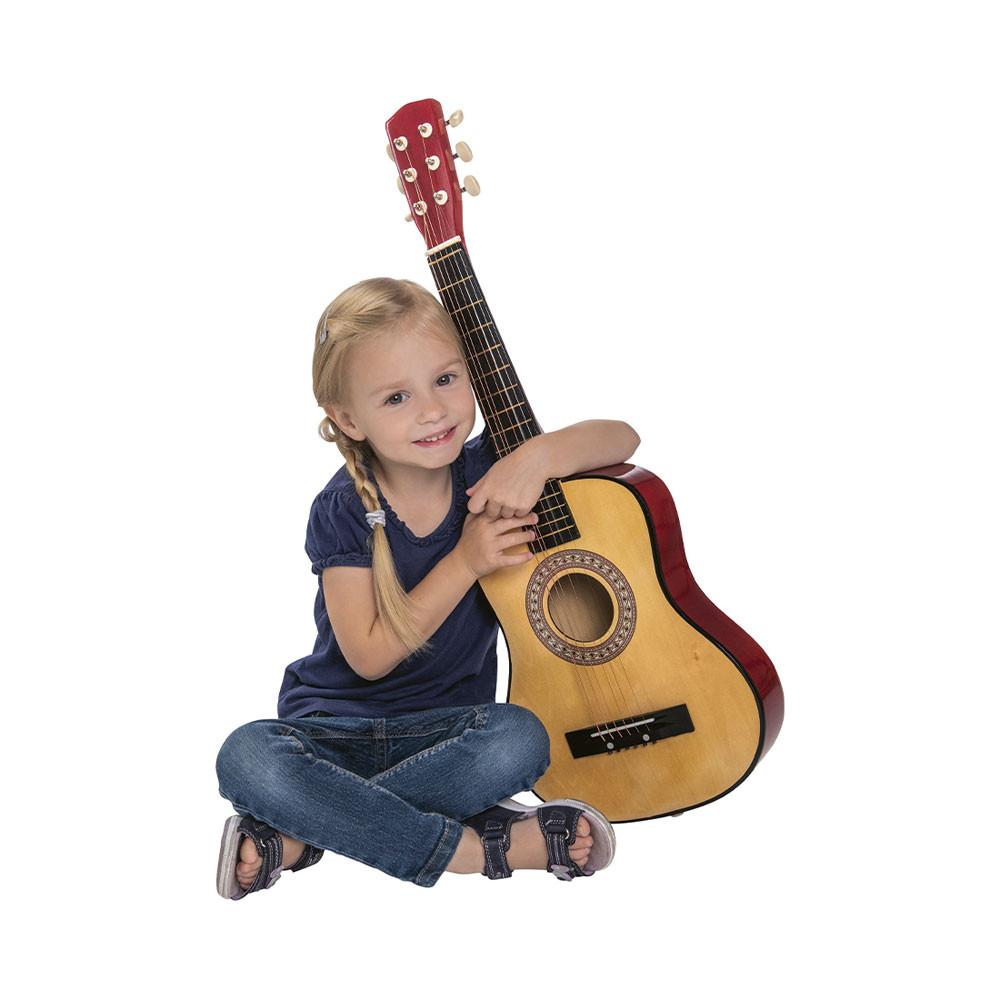 Boogie Bee  Guitare pour enfants avec 6 cordes 75cm 