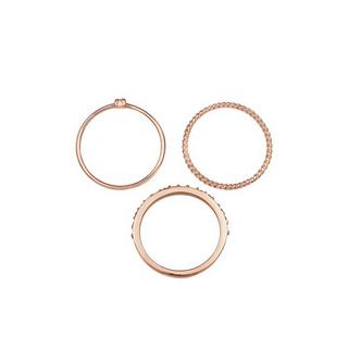 Elli  Bague Set De 3 Cristaux Arc-En-Ciel 