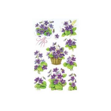 Z-DESIGN Sticker Creative 4317 Veilchen 2 Stück