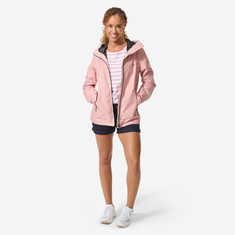 DECATHLON  Segeljacke wind- und wasserdicht , 100 rosa 