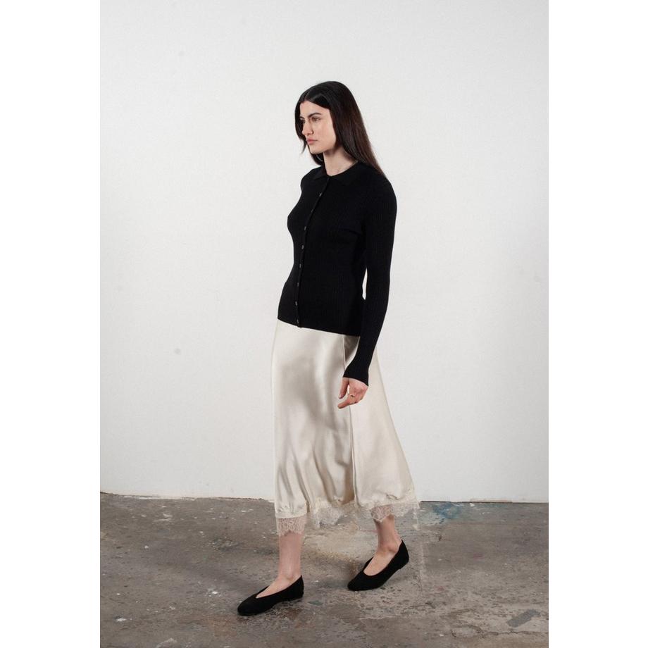 Studio Cashmere8 Frida 4 Langarm Poloshirt  