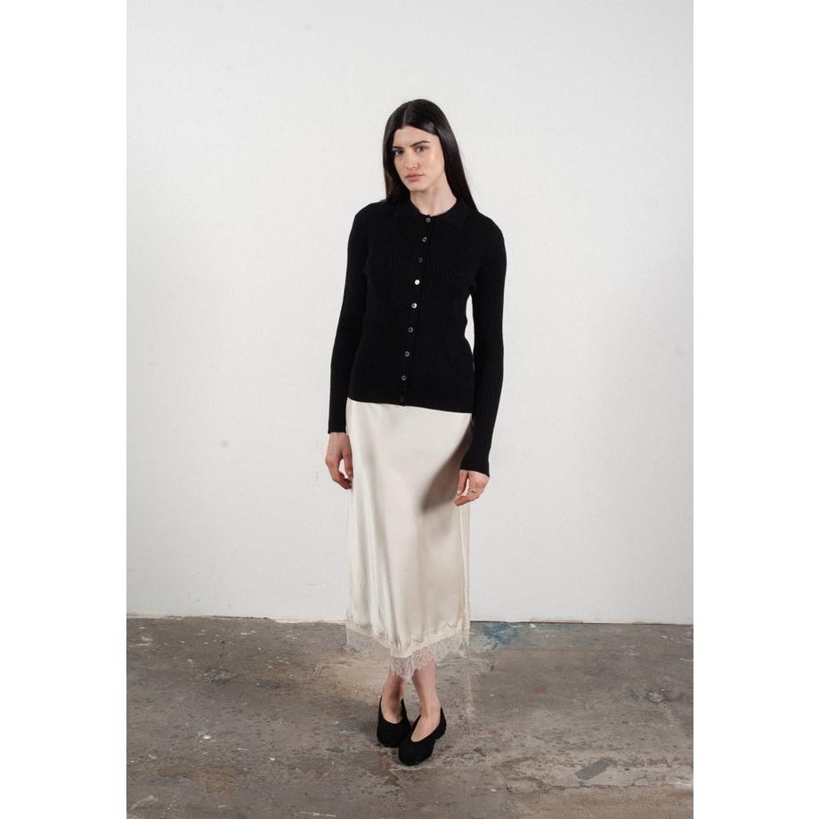 Studio Cashmere8 Frida 4 Langarm Poloshirt  