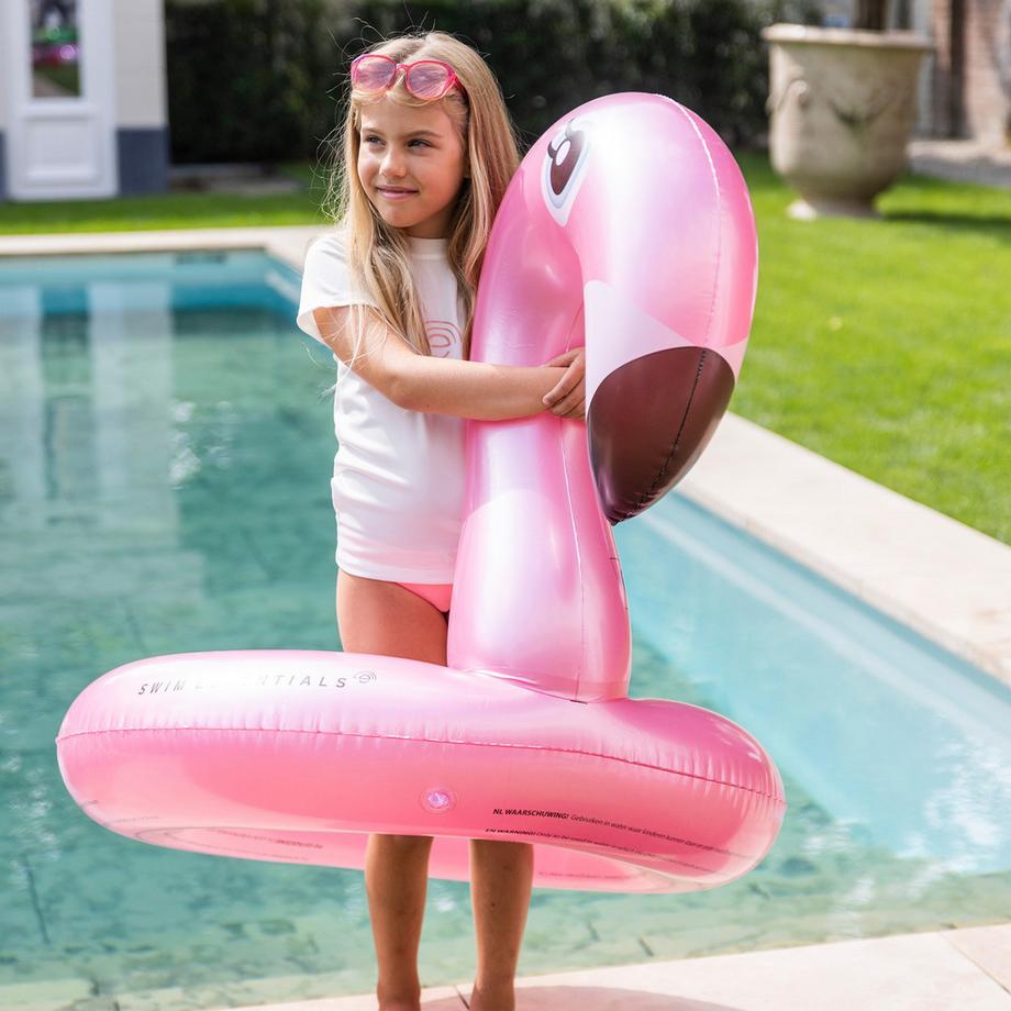 Swim Essentials  aufblasbarer Flamingo Schwimmring Ø 95 cm 