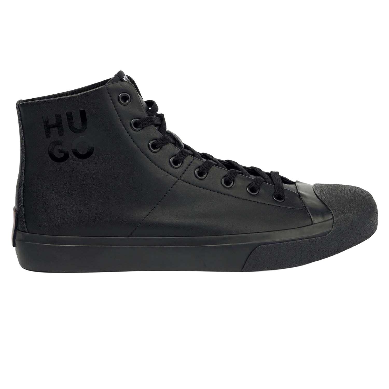 HUGO  High Top Turnschuhe Dyer, Leder 