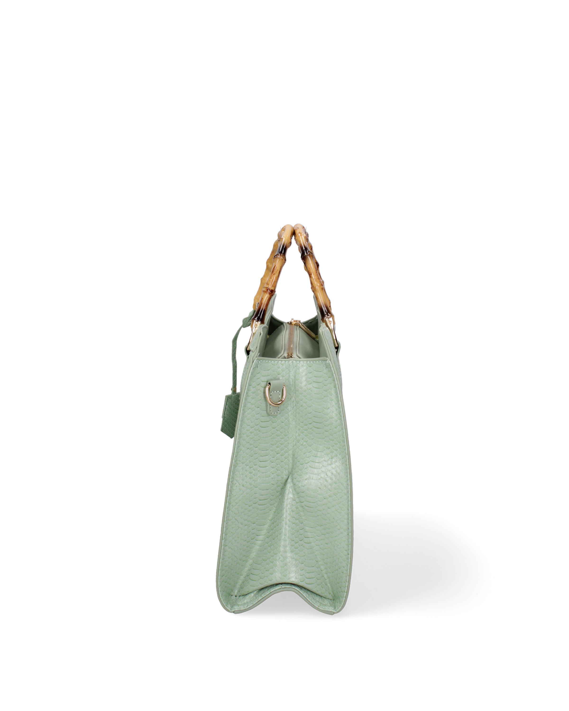 Diana&Co. Schultertasche mit Bambusgriff  