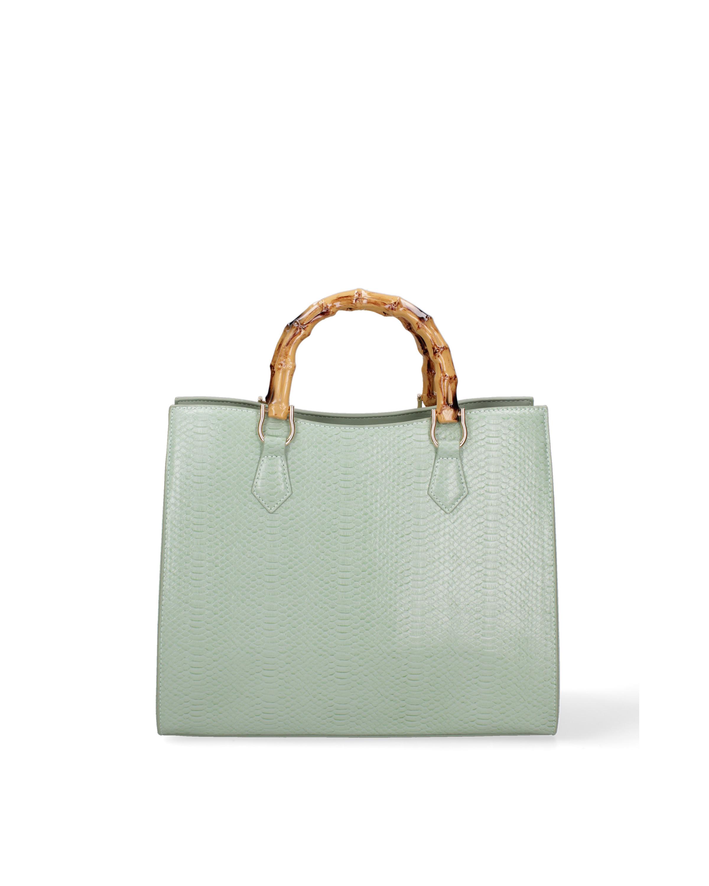 Diana&Co. Schultertasche mit Bambusgriff  