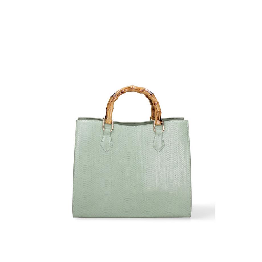 Diana&Co. Borsa a tracolla con manico in bambù  