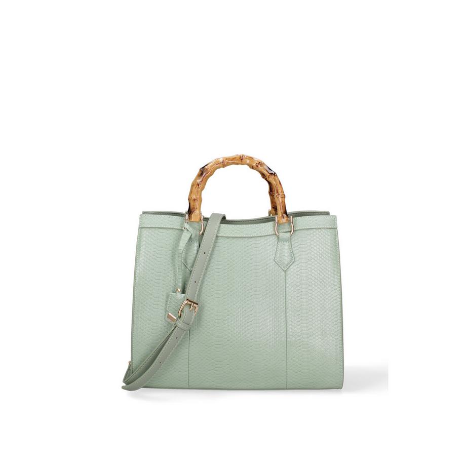Diana&Co. Borsa a tracolla con manico in bambù  