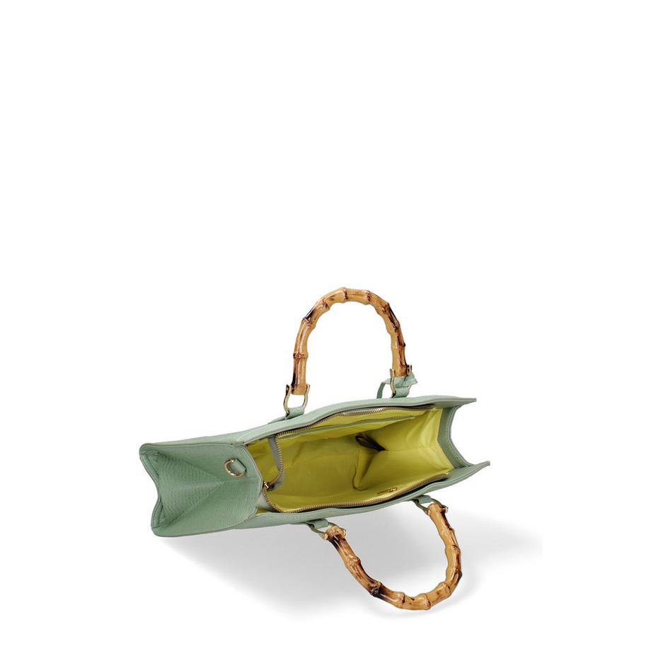 Diana&Co. Borsa a tracolla con manico in bambù  