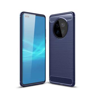 Cover-Discount  Huawei Mate 40 Pro - Mã©Tal Look Carbone Caoutchouc Coque 