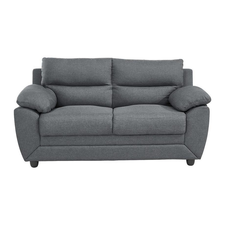 Vente-unique Divano in tessuto 3+2 posti Antracite MANOA  