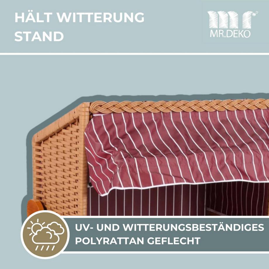 Activity-board  Hundestrandkorb, PE-Korbgeflecht inklusive Schutzhülle für Garten, Terrasse, Wohnzimmer, Strandkorb, Hundekorb 