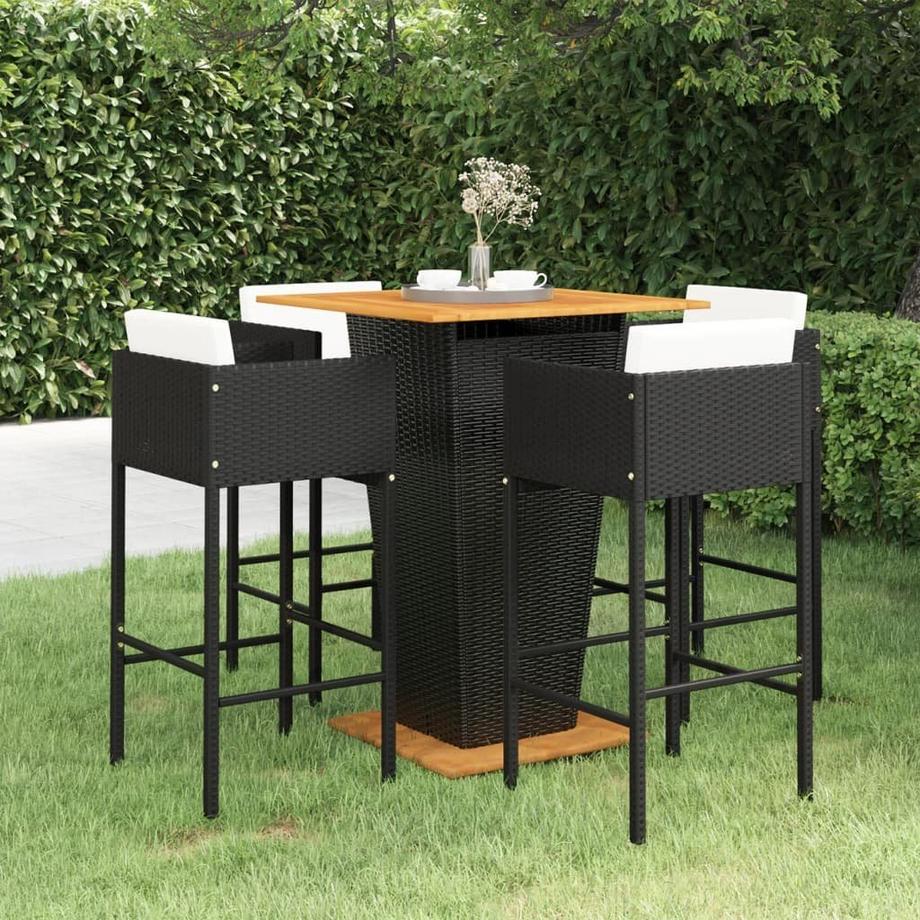 VidaXL Garten-bar-set poly-rattan  