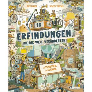 Zehn Erfindungen, die die Welt veränderten Amos, Ruth; Thomas, Stacey; Thomas, Stacey (Illustrationen); Löwenberg, Ute (Übersetzung) Couverture rigide 