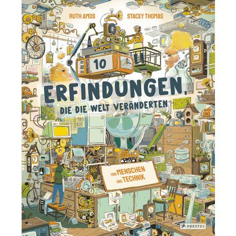 Zehn Erfindungen, die die Welt veränderten Amos, Ruth; Thomas, Stacey; Thomas, Stacey (Illustrationen); Löwenberg, Ute (Übersetzung) Couverture rigide 