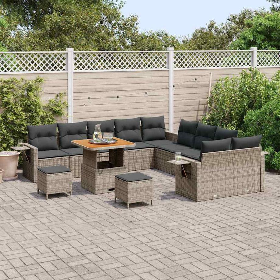 VidaXL Gartensofa-set poly-rattan  
