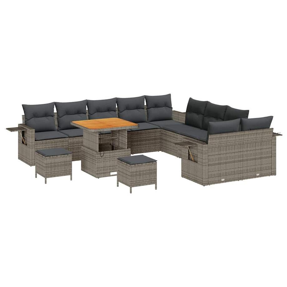 VidaXL Gartensofa-set poly-rattan  