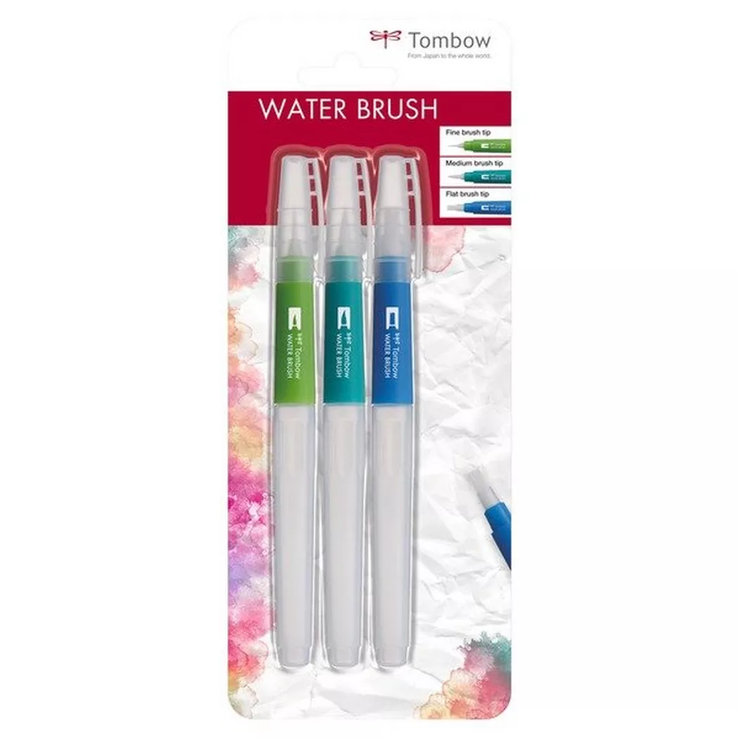Tombow -  Wassertankpinsel WB-3P Set