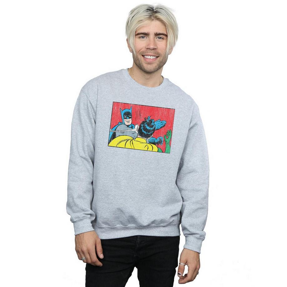 DC COMICS Batman Robin Slap Sweatshirt  
