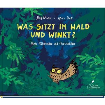 Was sitzt im Wald und winkt?