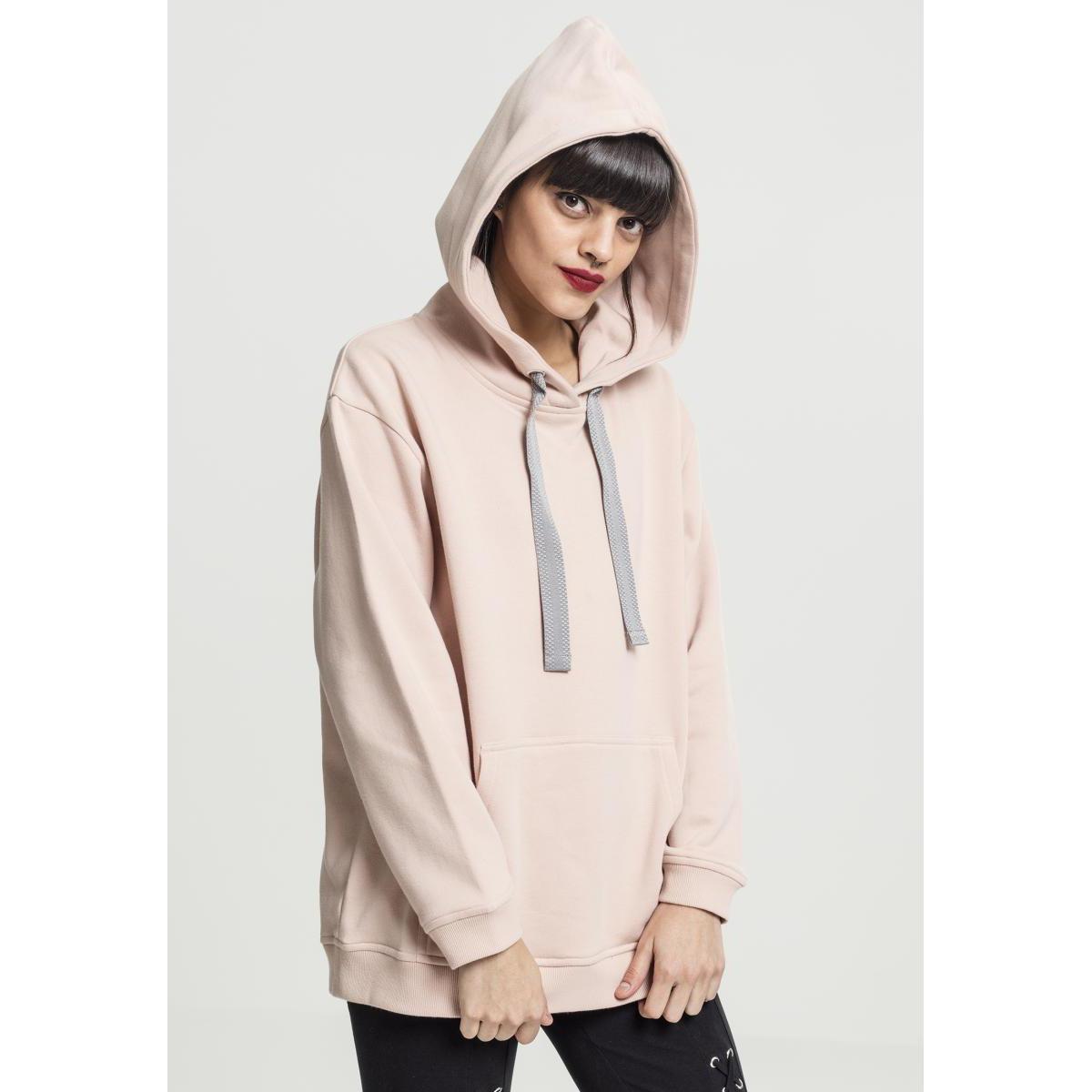 URBAN CLASSICS  felpa con cappuccio da urban classic oversized 3-tone 