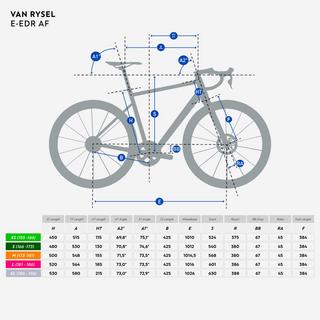 VAN RYSEL  Vélo route - E-EDR AF 