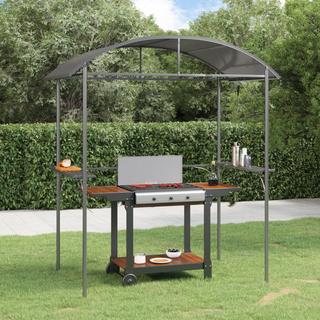 VidaXL gazebo per barbecue Acciaio  