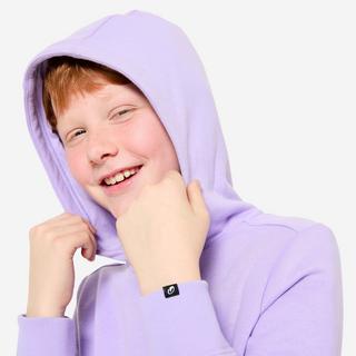 DOMYOS  Sweatshirt Kinder mit Kapuze Baumwolle 