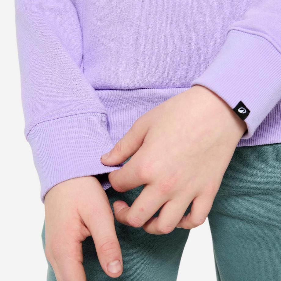 DOMYOS  Sweatshirt Kinder mit Kapuze Baumwolle 