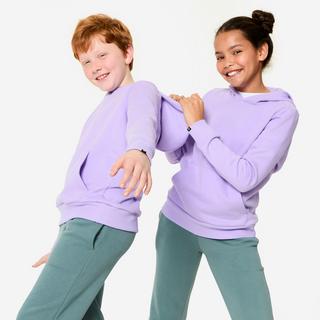 DOMYOS  Sweatshirt Kinder mit Kapuze Baumwolle 