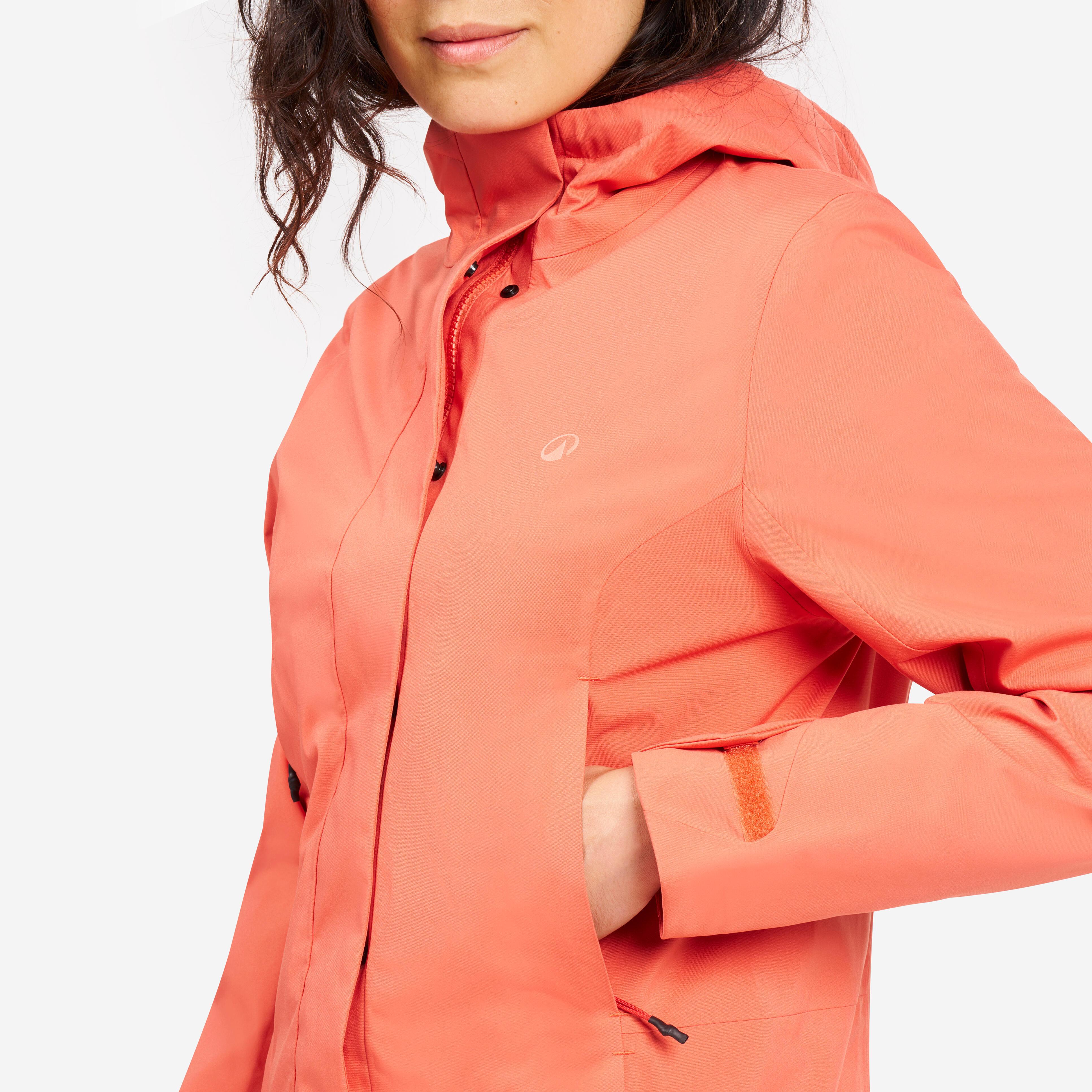 DECATHLON  Giacca da pioggia donna lunga impermeabile 