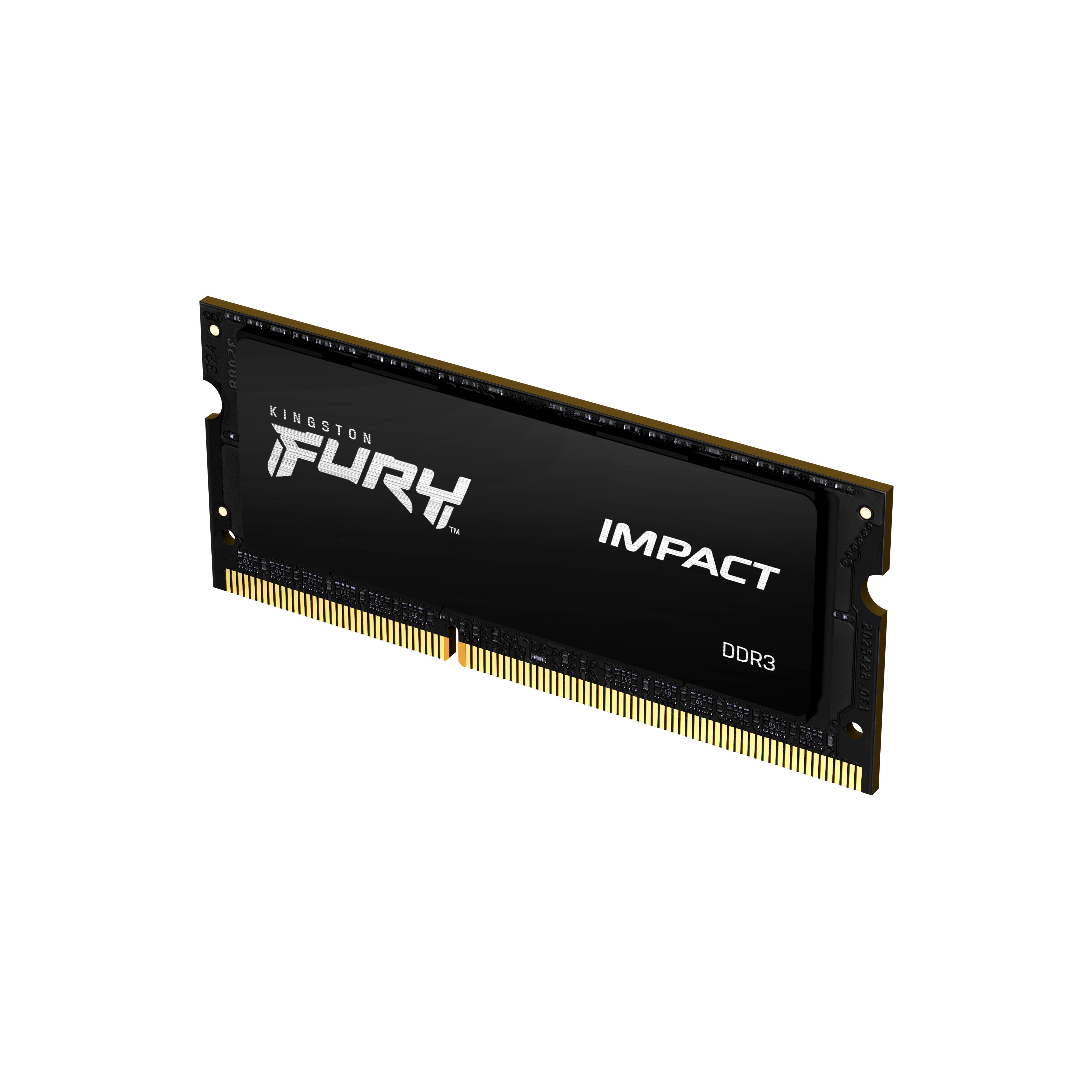 Kingston  FURY Impact (1 x 8GB, DDR3L-1866, SO-DIMM 204 pin) 