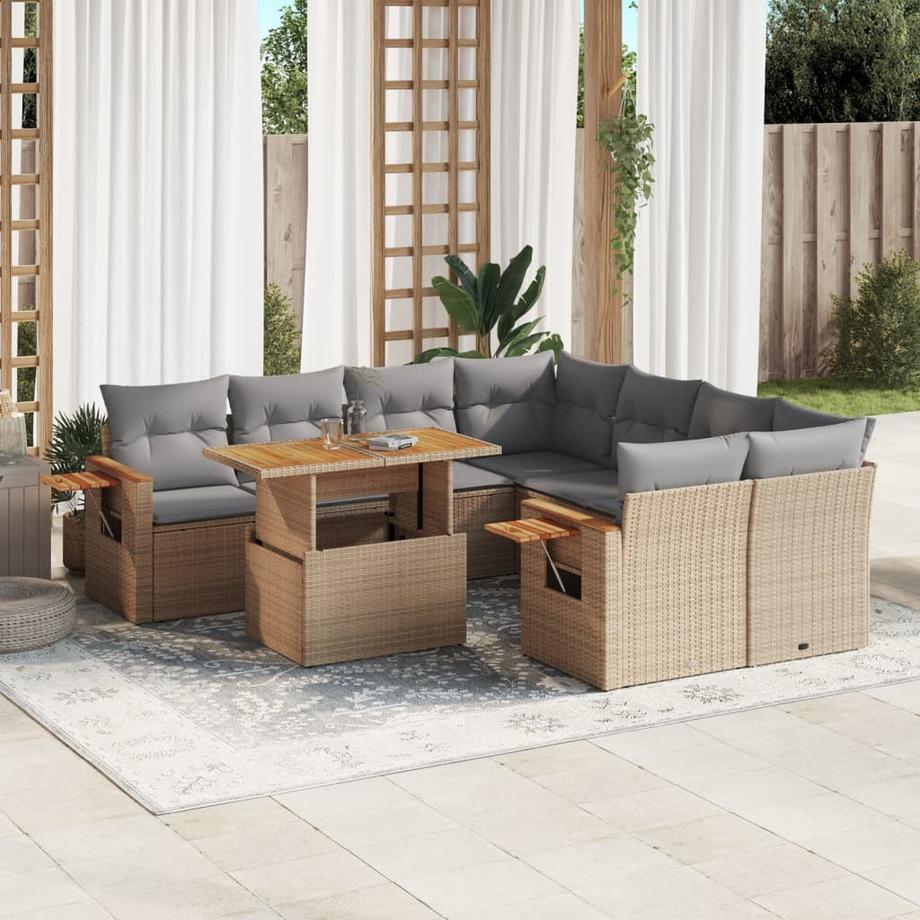 VidaXL set divano da giardino  