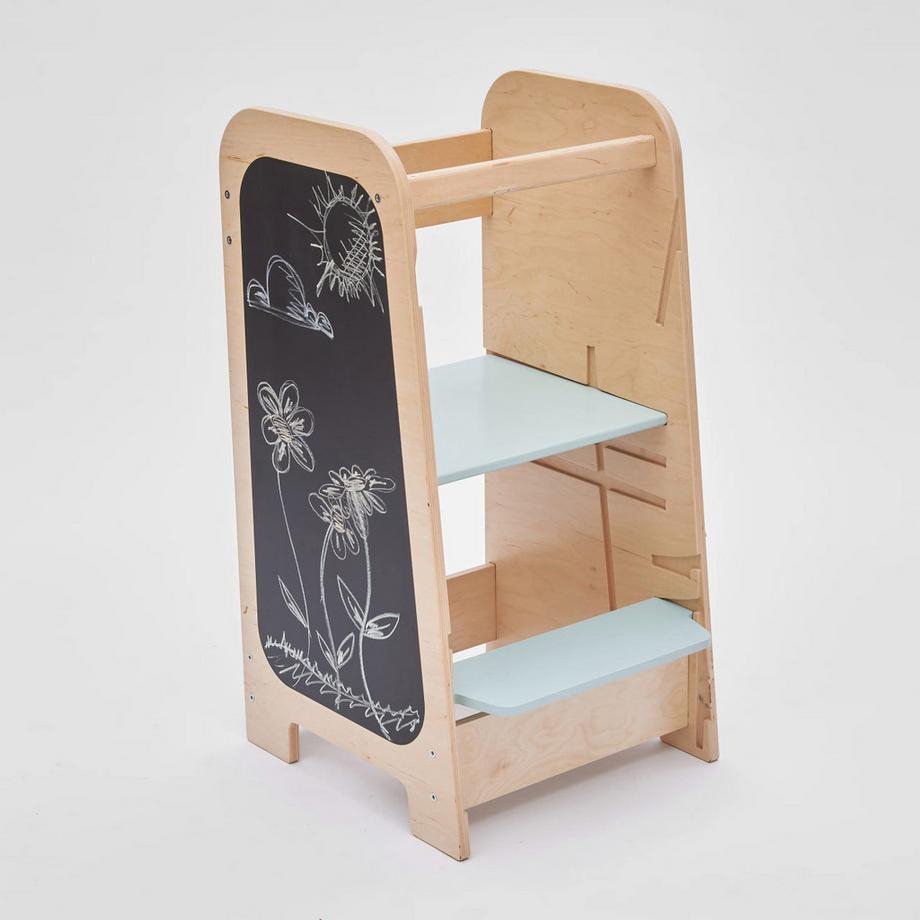 Montessori  Montessori® Lernturm - Multifunktionaler Helferturm 5-in-1 - Minze 