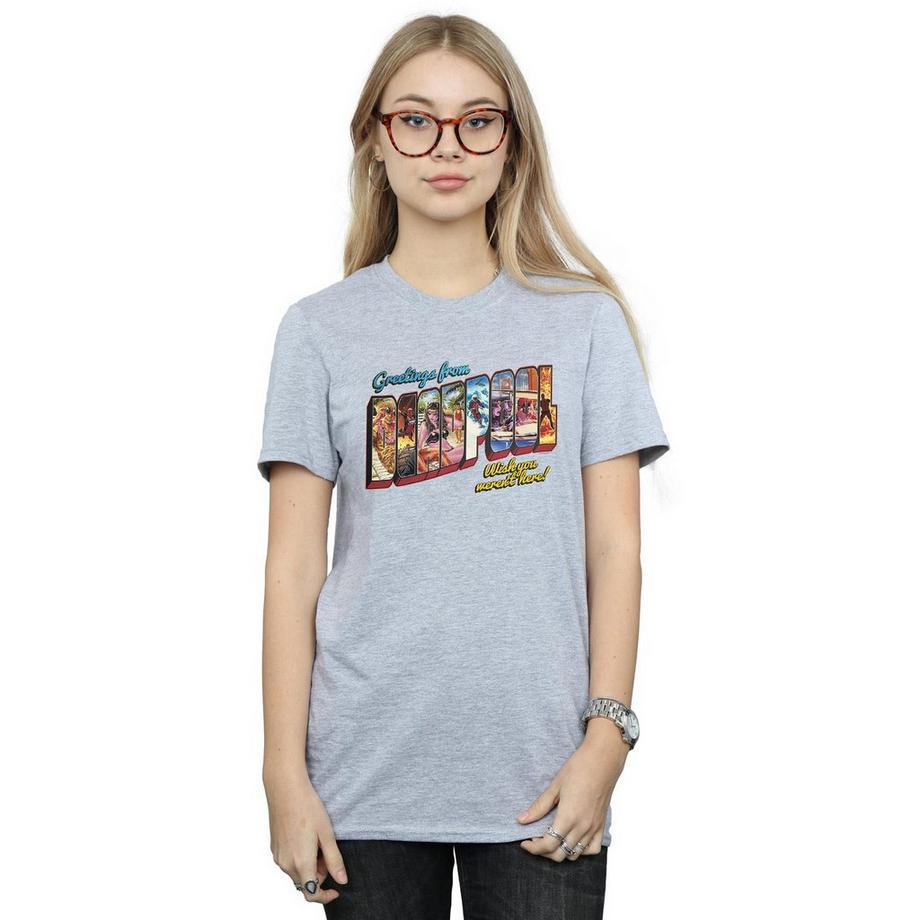 MARVEL Deadpool Greetings T-Shirt  