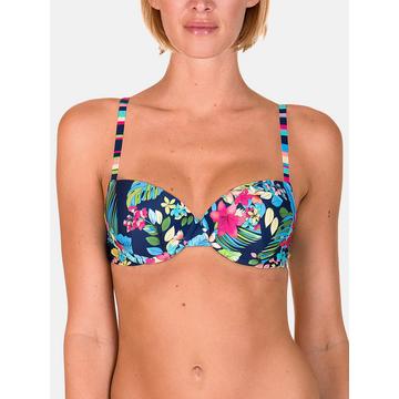 Costume da bagno top Florida blu navy