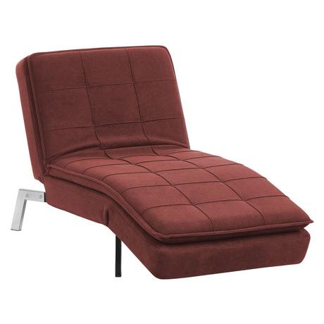 Beliani Chaiselongue aus Stoff Modern LOIRET  