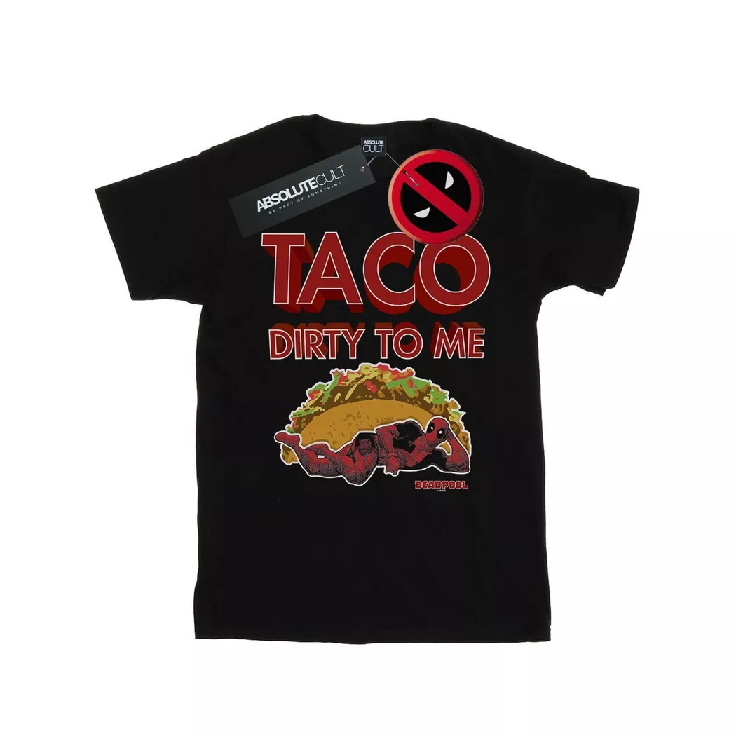 MARVEL - Taco Dirty To Me TShirt, für Damen, Schwarz, Größe S