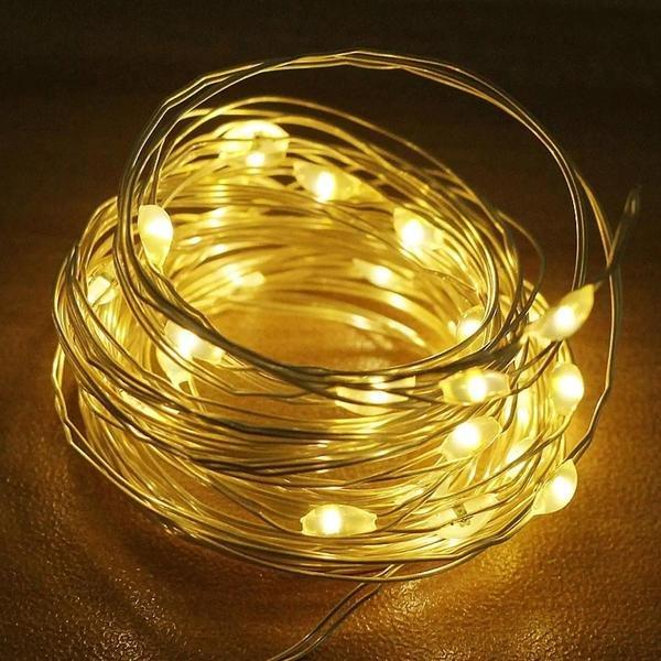 eStore USB-betriebener LED-Vorhang - Warmes Licht  