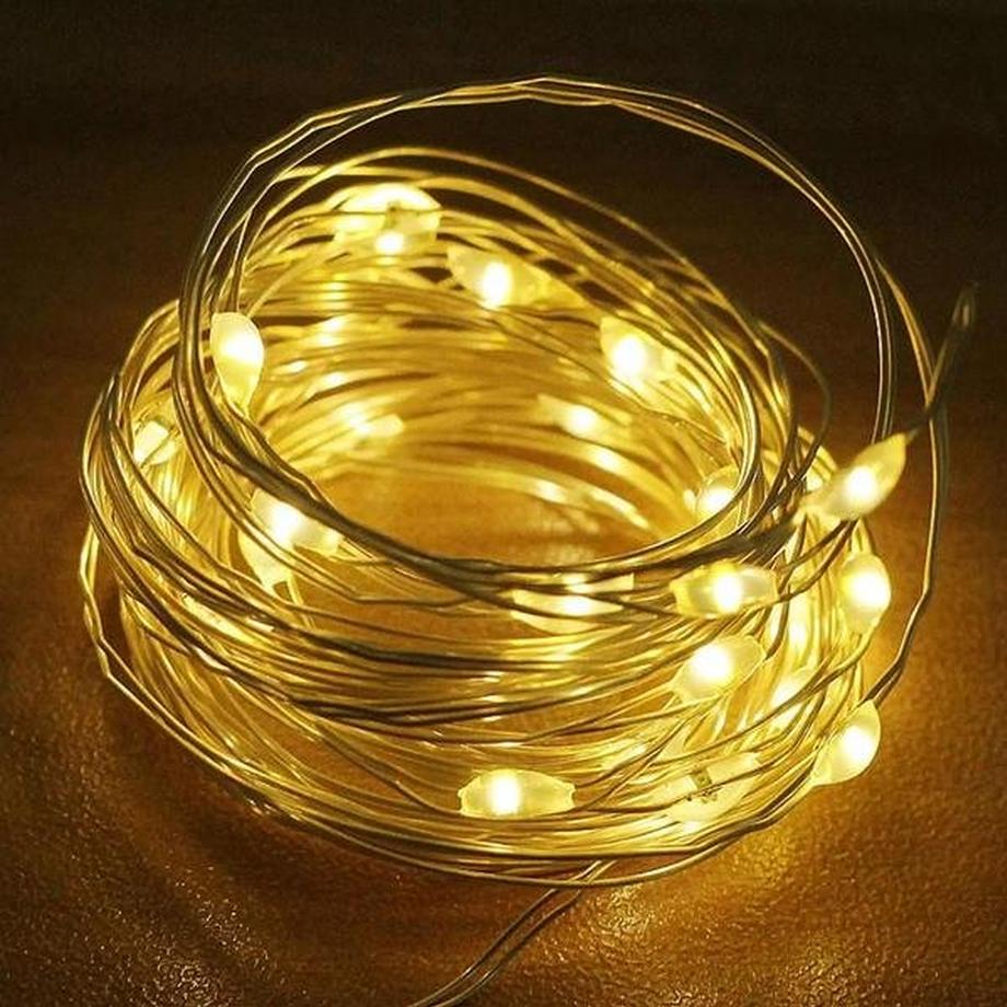 eStore USB-betriebener LED-Vorhang - Warmes Licht  