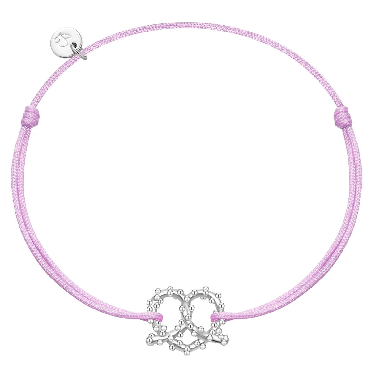 Glanzstücke München  Femme Bracelet Bretzel coeur 