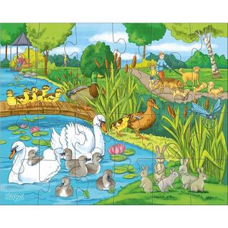 HABA  HABA Puzzles Familles d'animaux 