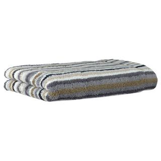 Cawoe Drap de douche  Pack de 1-C Life Style Stripes  