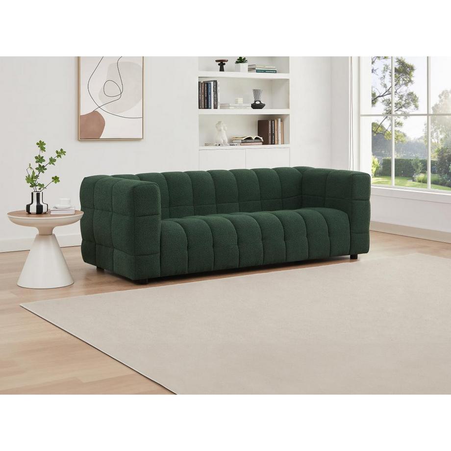 PASCAL MORABITO Divano 3 posti in Tessuto bouclette Verde - LERICI di PASCAL MORABITO  