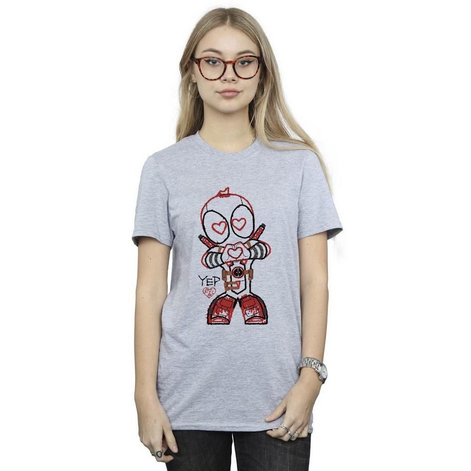 MARVEL Deadpool Chibi Love T-Shirt  