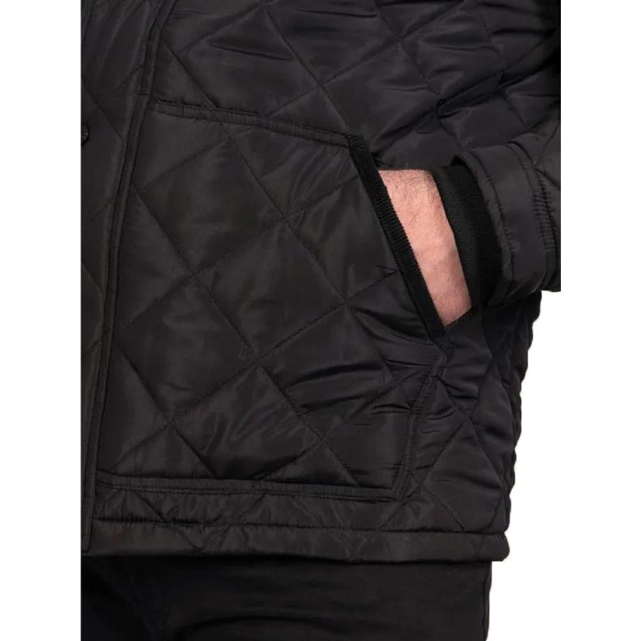 Duke Landon D555 Veste Matelassée Col en Velours Côtelé Kingsize  