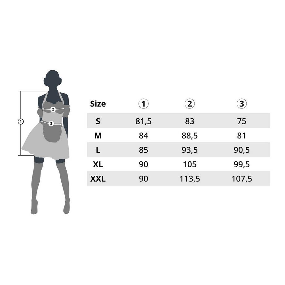 Tectake  Déguisement pour femmes Dirndl sexy « rêve des prés » 