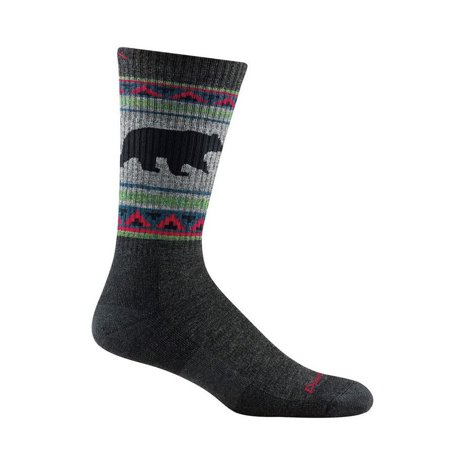 Darn Tough Chaussettes Homme Bottes Mi-Épaisses Randonnée Motif Mérinos