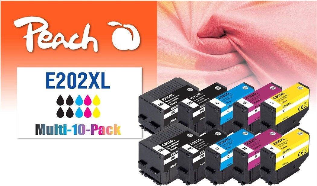 Peach  Epson No. 202XL,Multi-10-Pack 2x13, 8x8.5 ml 