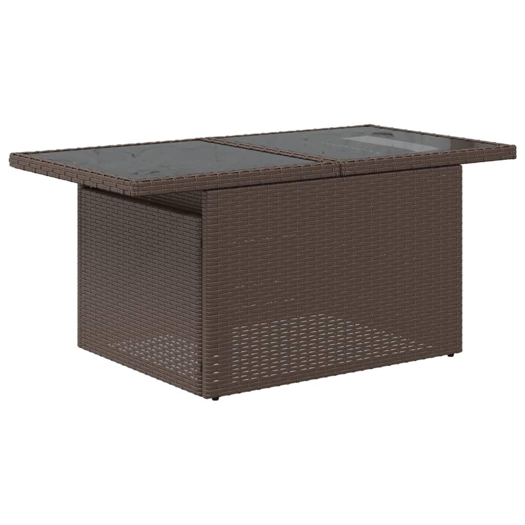 VidaXL set divano da giardino Polirattan  